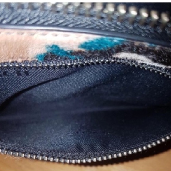 COACH NOLITA LEAF PRINT CALF HAIR BAG 58412 - Picture 5 of 9